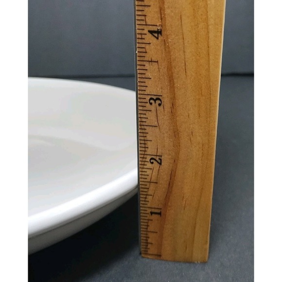 Opificio Etico Oval Ceramic Serving Platter 12.5 X 8 In White Made In Italy - Picture 10 of 10